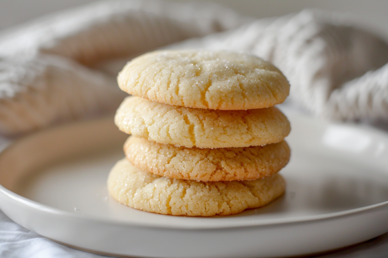 3-Ingredient Sugar Cookies (Quick & Easy Recipe)