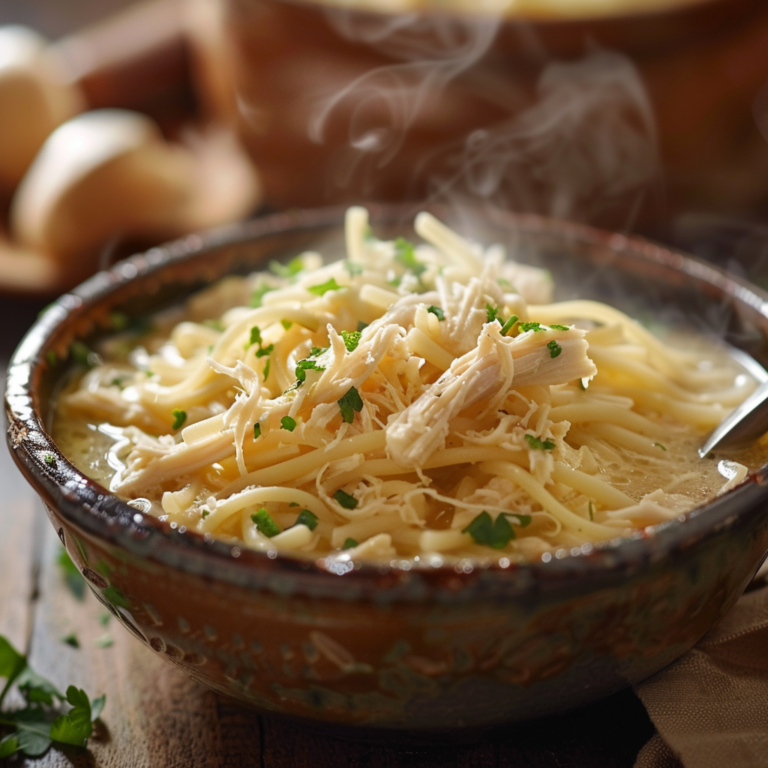Crack Chicken Noodle Soup (Creamy & Comforting)