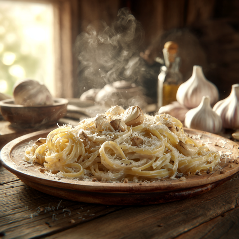 Creamy Garlic Pasta (Quick & Easy Comfort Food)