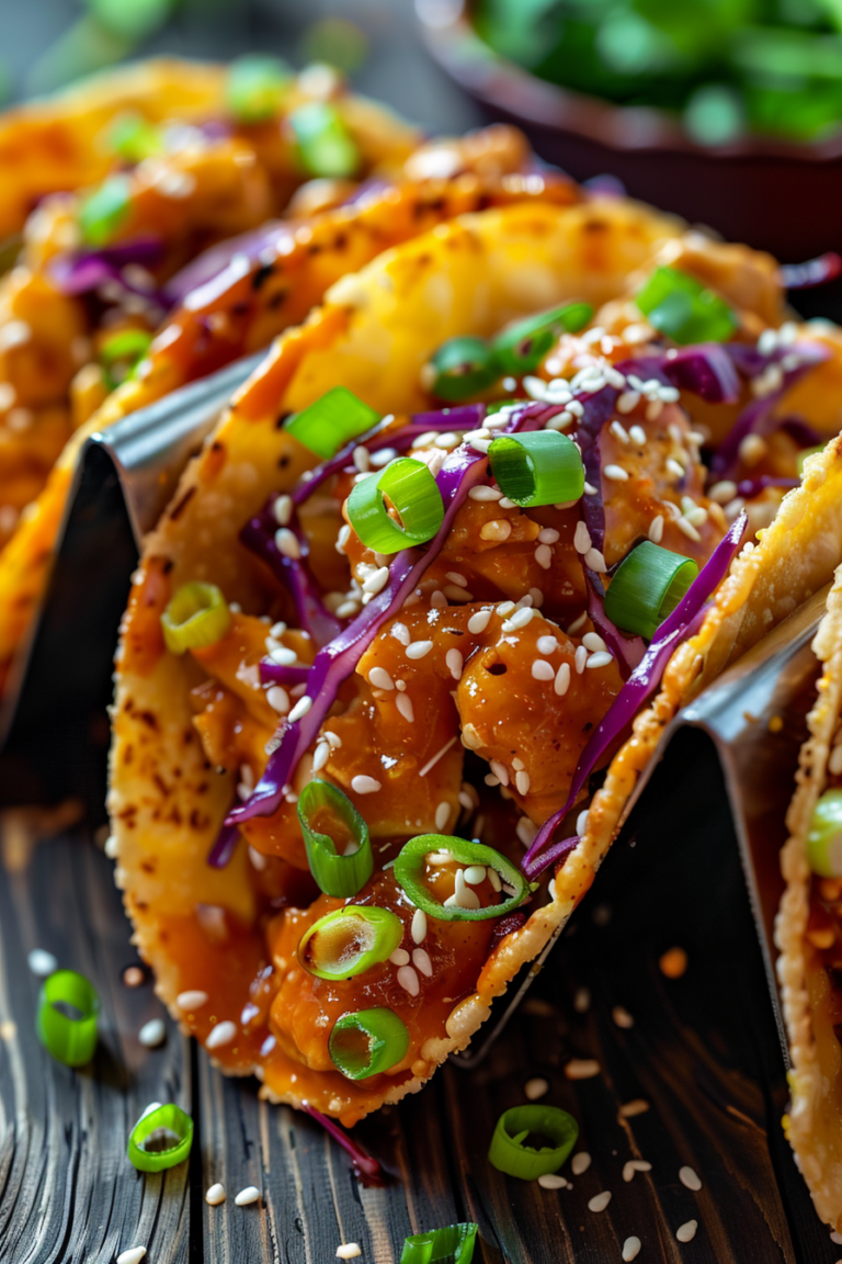 Crispy Chicken Wonton Tacos – Easy Asian Fusion Recipe
