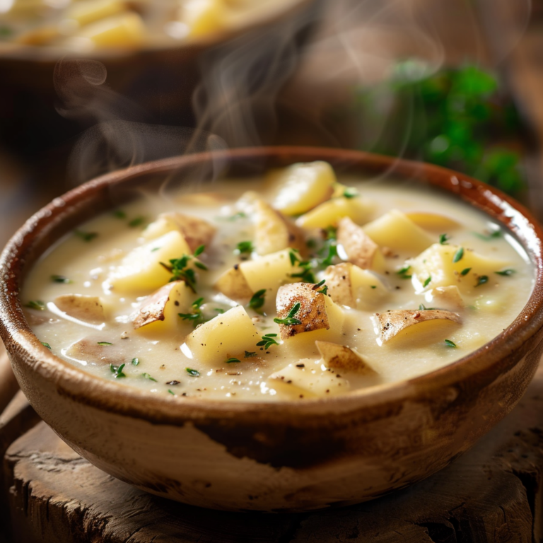 Outback Steakhouse Potato Soup (Copycat Creamy Recipe)