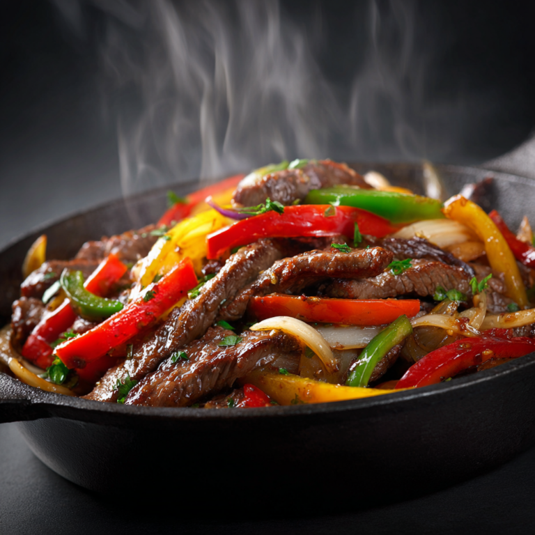 Sizzling Chinese Pepper Steak with Onions – Better Than Takeout