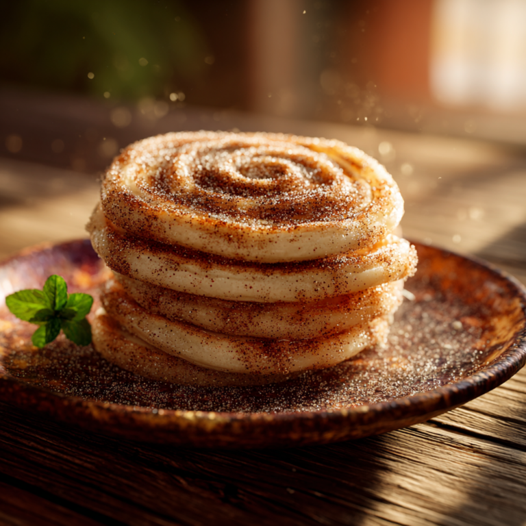 Spanish Churro Pancakes (Easy Cinnamon Sugar Breakfast)