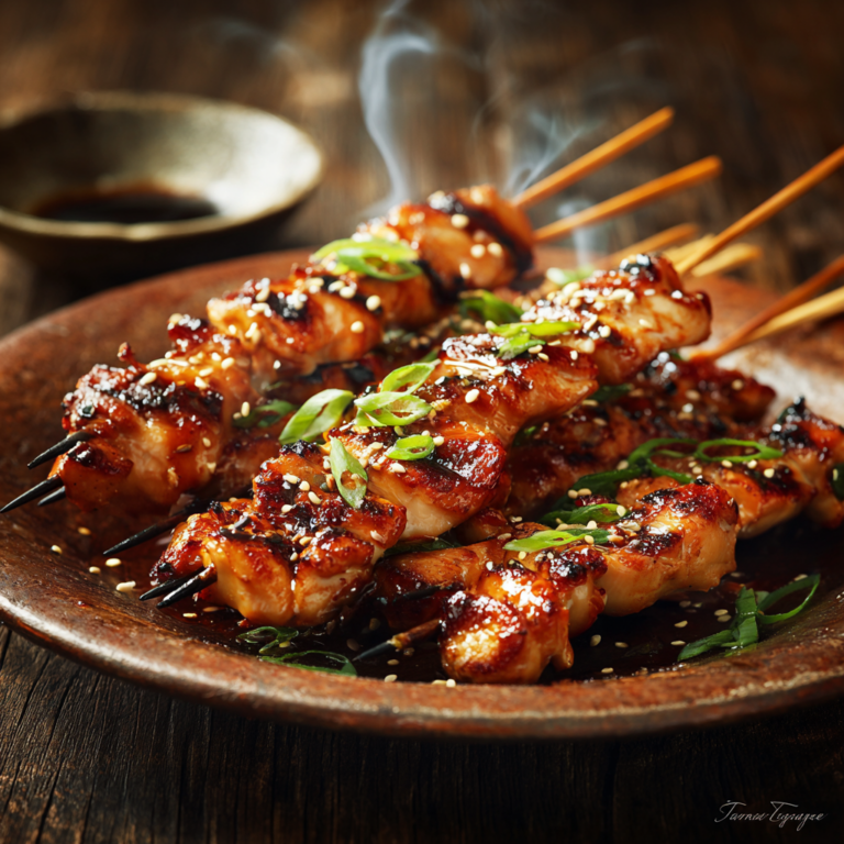 Teriyaki Chicken Skewers (Sweet & Savory Grilled Chicken)