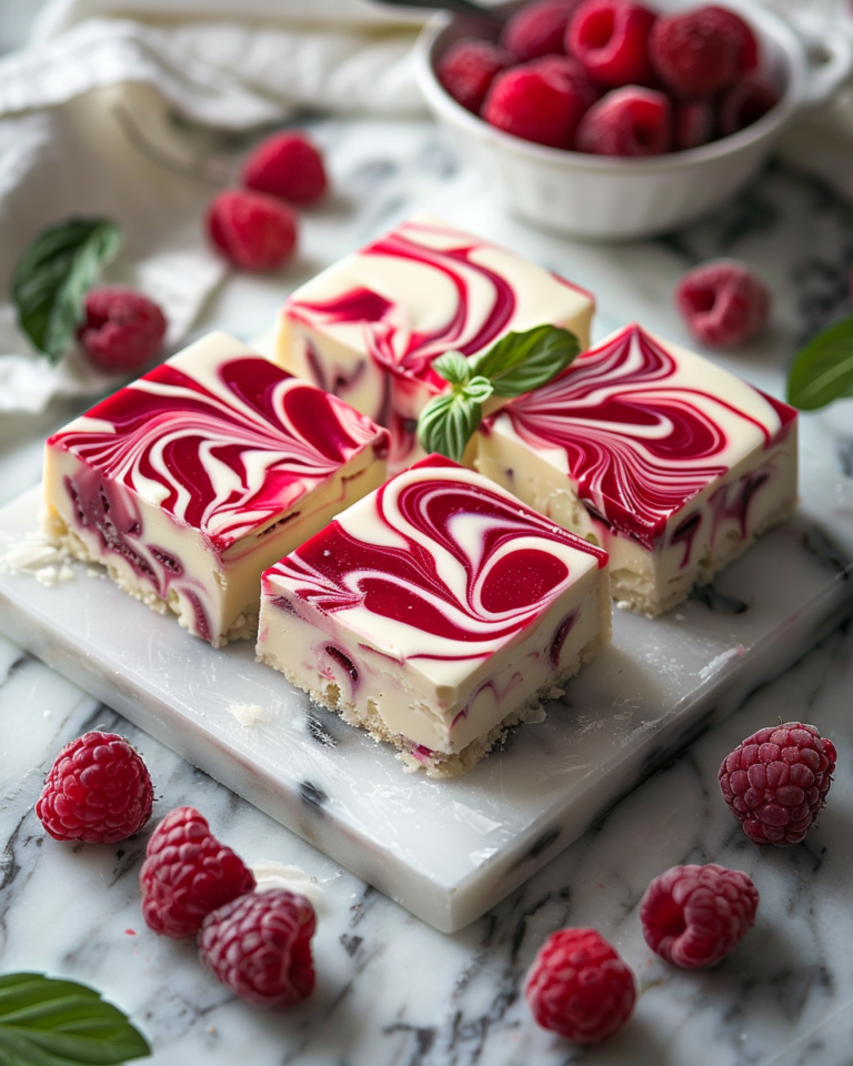 White Chocolate Raspberry Fudge (Easy No-Bake Treat)