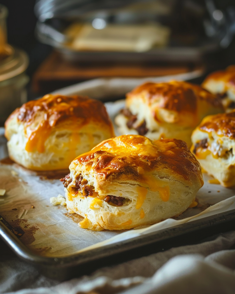 Cheesy Beef Biscuit Bombs (Easy Comfort Food)