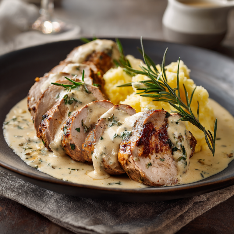 Creamy Pork Tenderloin – Juicy, Elegant & Easy Dinner