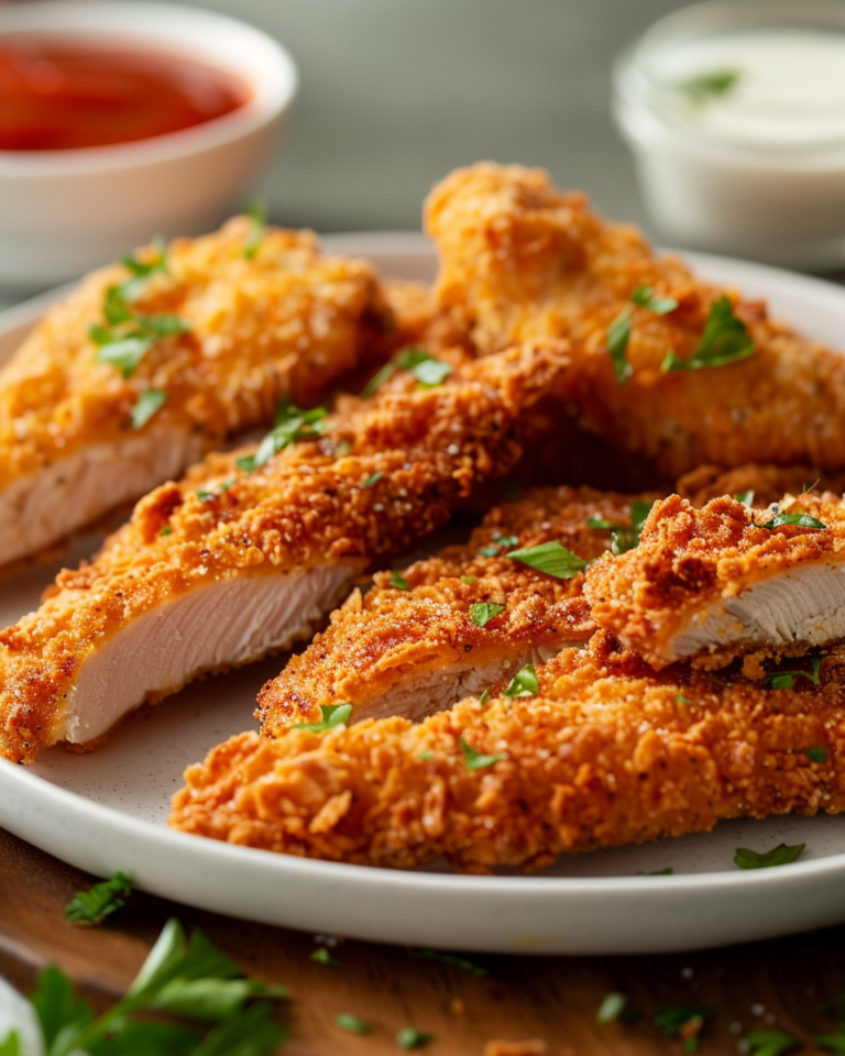 Homemade Baked Chicken Tenders (Crispy & Healthy)