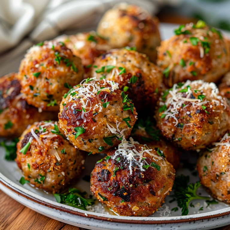 Parmesan Keto Turkey Meatballs (Easy Low-Carb Recipe)
